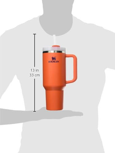 STANLEY Quencher H2.0 Tumbler with Handle and Straw 40 oz | Flowstate 3-Position Lid | Cup Holder Compatible for Travel | Insulated Stainless Steel Cup | BPA-Free | Tigerlily Plum