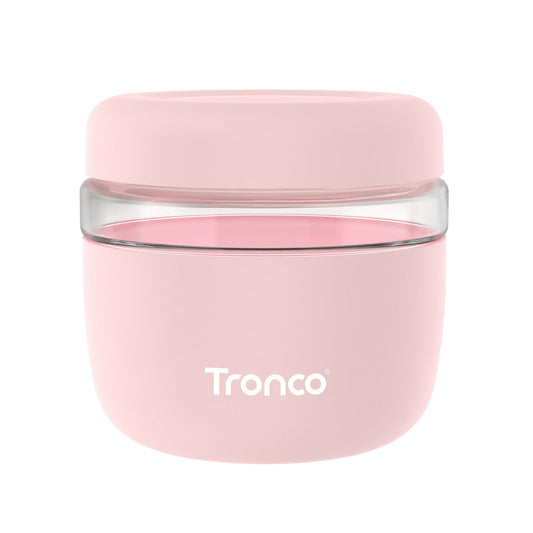 Tronco 24 oz Glass Food Storage Containers with Lids, Airtight, Leak & Spill Proof Glass Lunch Bowls for Meal Prep, Salad, Yogurt, Soup & Stew, Microwave & Dishwasher Safe, BPA-Free, Set of 1