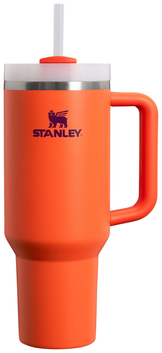 STANLEY Quencher H2.0 Tumbler with Handle and Straw 40 oz | Flowstate 3-Position Lid | Cup Holder Compatible for Travel | Insulated Stainless Steel Cup | BPA-Free | Tigerlily Plum